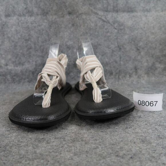 Sanuk Shoes Womens 11 Sandals Yoga Sling Casual Comfort Fashion Active Striped - Picture 3 of 10